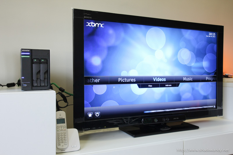 The AS-302T, 3 series NAS, supports XBMC instead of Boxee (used in 6 series)