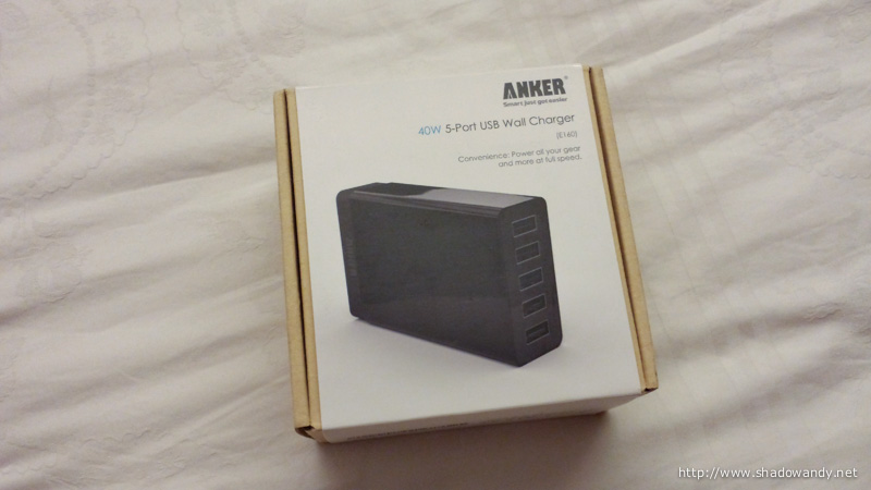 A 40W 8A 5 USB Smart Port Desktop Quick Charger