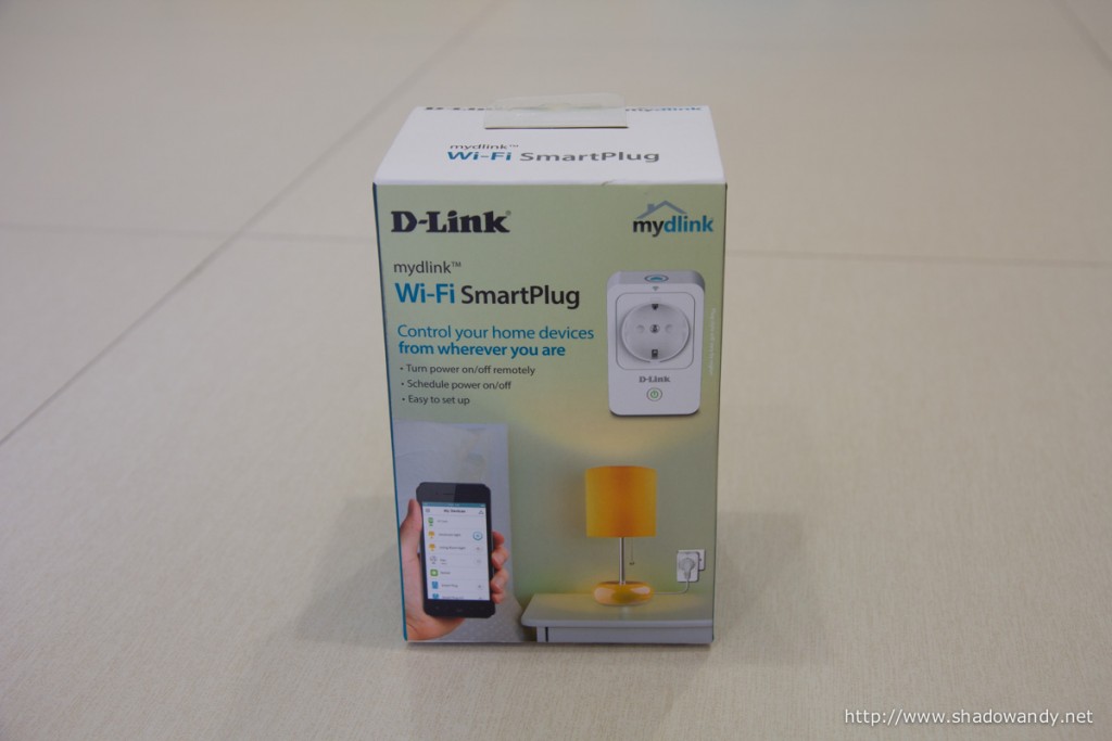 mydlink WiFi Smart Plug to monitor and control your home's electrical appliances.