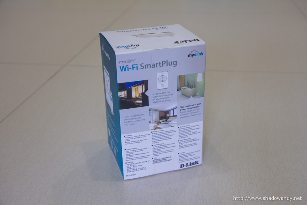 mydlink WiFi Smart Plug to monitor and control your home's electrical appliances.