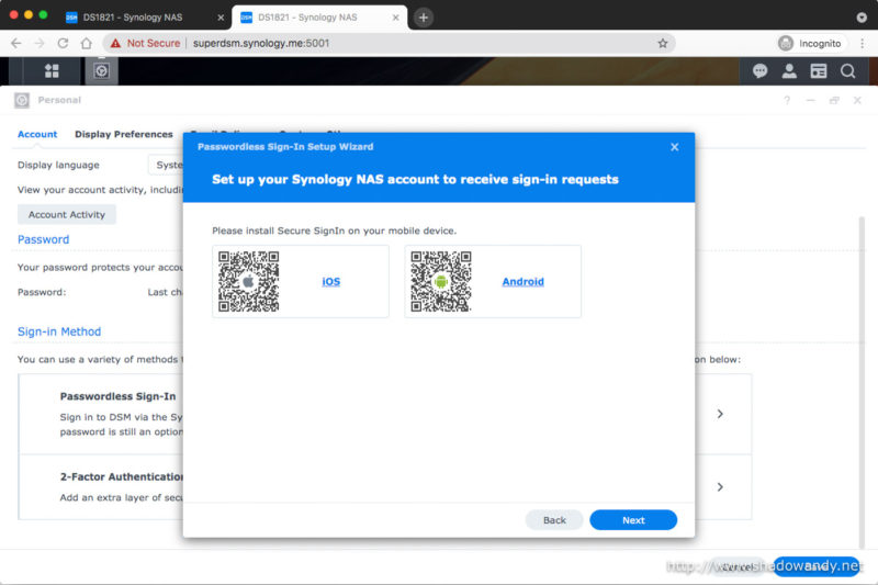 Secure SignIn is available on both iOS and Android.