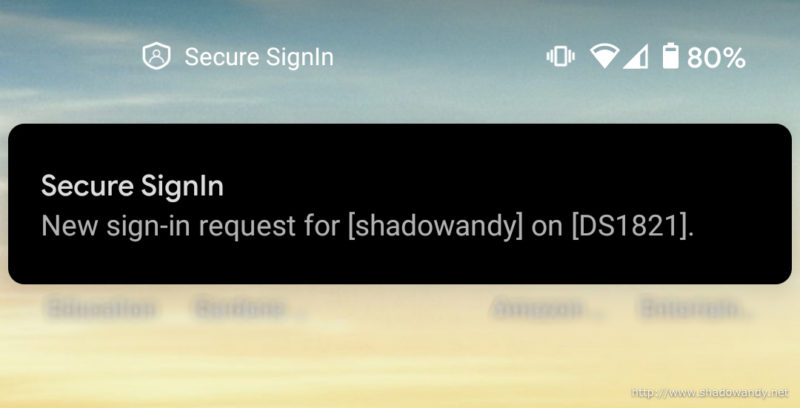 You will receive a push notification and you can then approve the login request. Once approved, you will be presented with the DSM desktop.