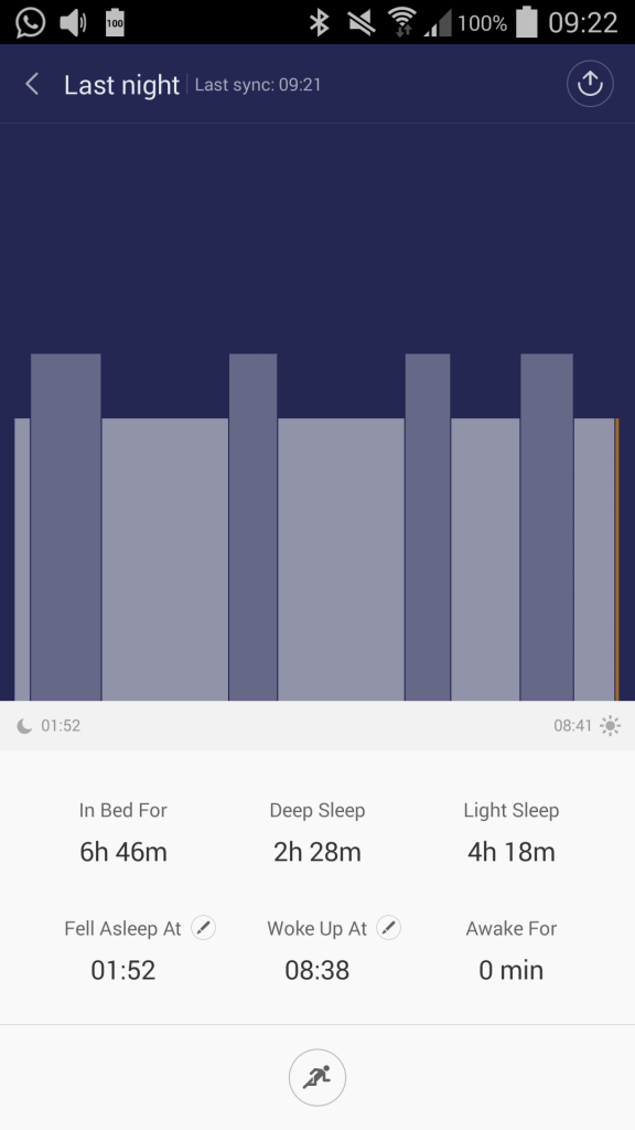 Tracking the states of your sleep (deep sleep, light sleep, ready to sleep, ready to wake up)
