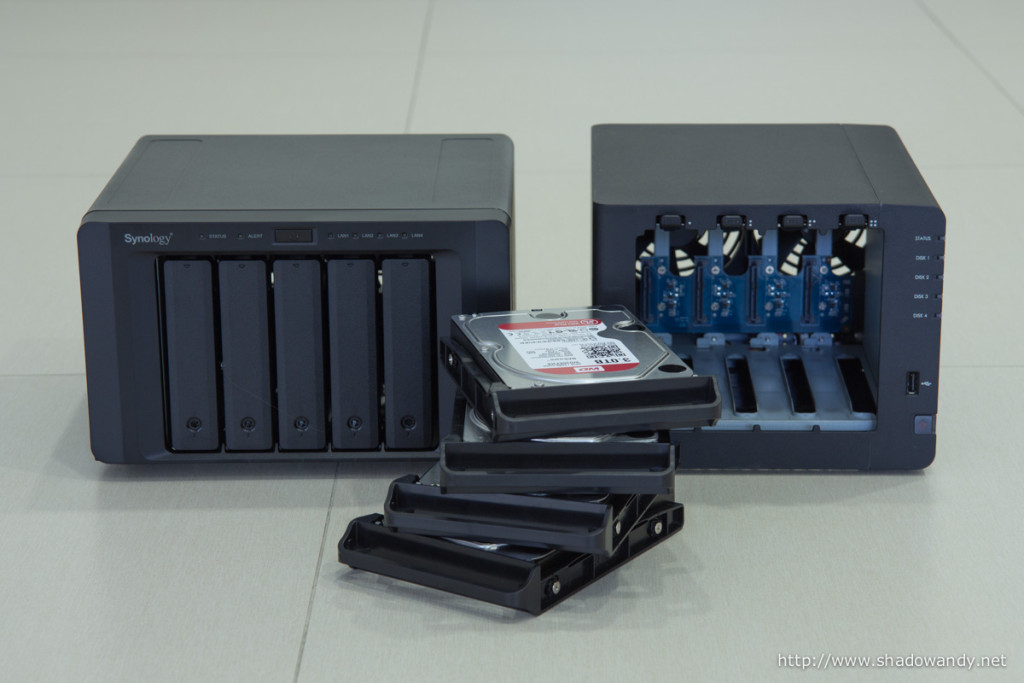 Extracted the hard disks from the DS412+ and installed in the same disk order.
