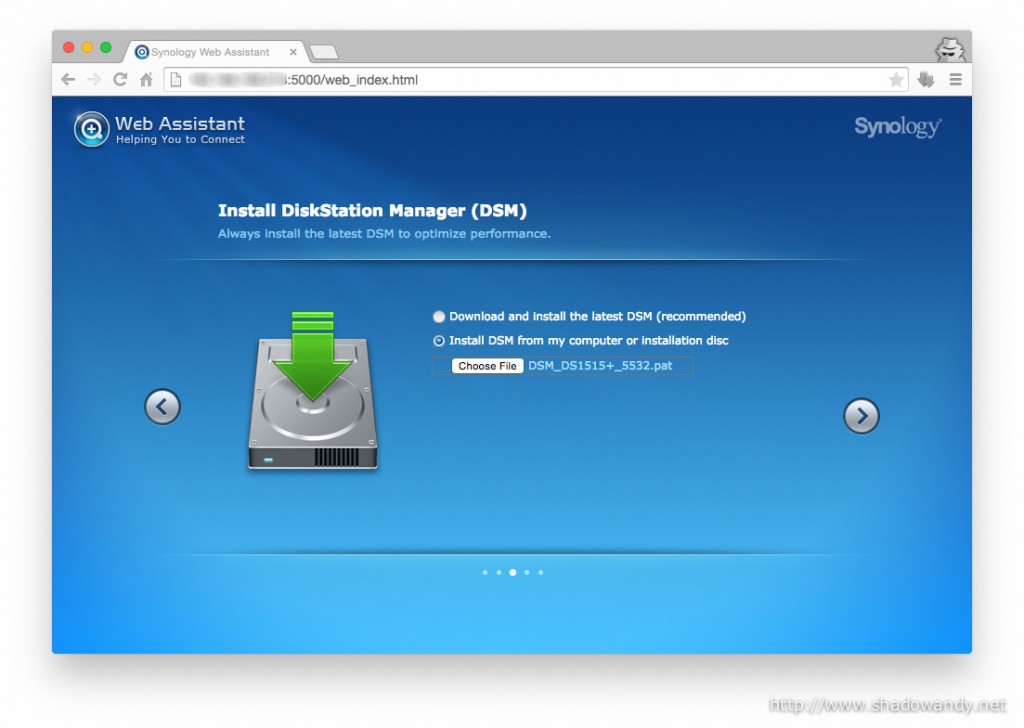 I am upgrading my Synology to the same DSM version level.
