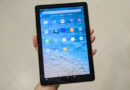 The size of the Amazon Fire HD 10 (2021) in my hand.