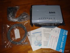 Aztech WL950RT4 - The package contents