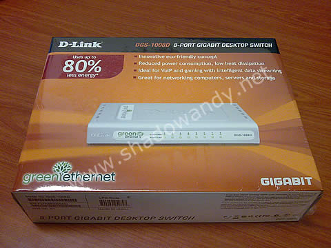 dgs-1008d_01 DGS-1008D (Green) - Package