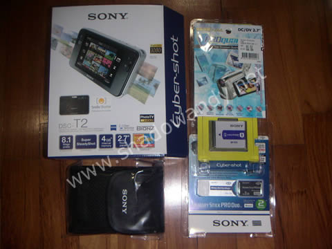 DSC-T2\'s package
