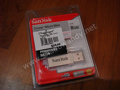 New 8GB flash drive for the eee pc