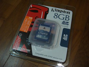 Kingston 8GB Class 4 SDHC