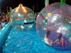 Children having fun at the festival