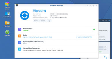 Migrating the data from source NAS to destination NAS.