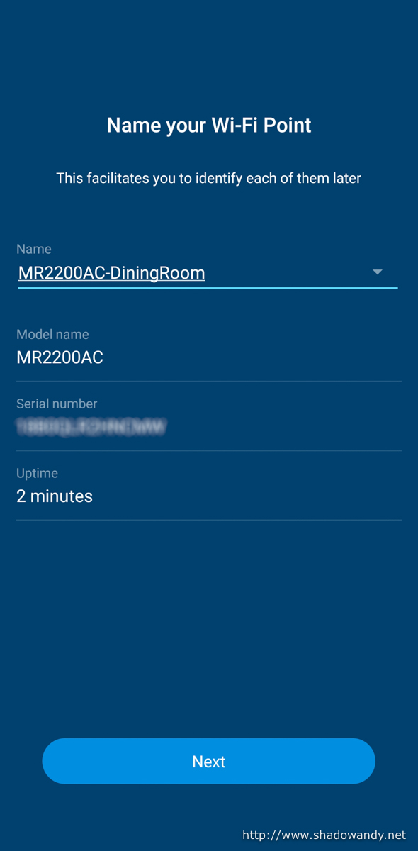 Giving a meaningful name to the Wi-Fi Point instead of some cryptic names. This help you identify where are the Wi-Fi points placed physically.