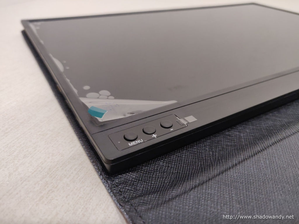 The OSD menu buttons.