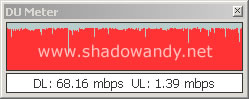 WL950RT4 - Downloading from the WAN  (68.16mbps)