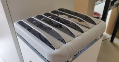 Adjustable louvers.